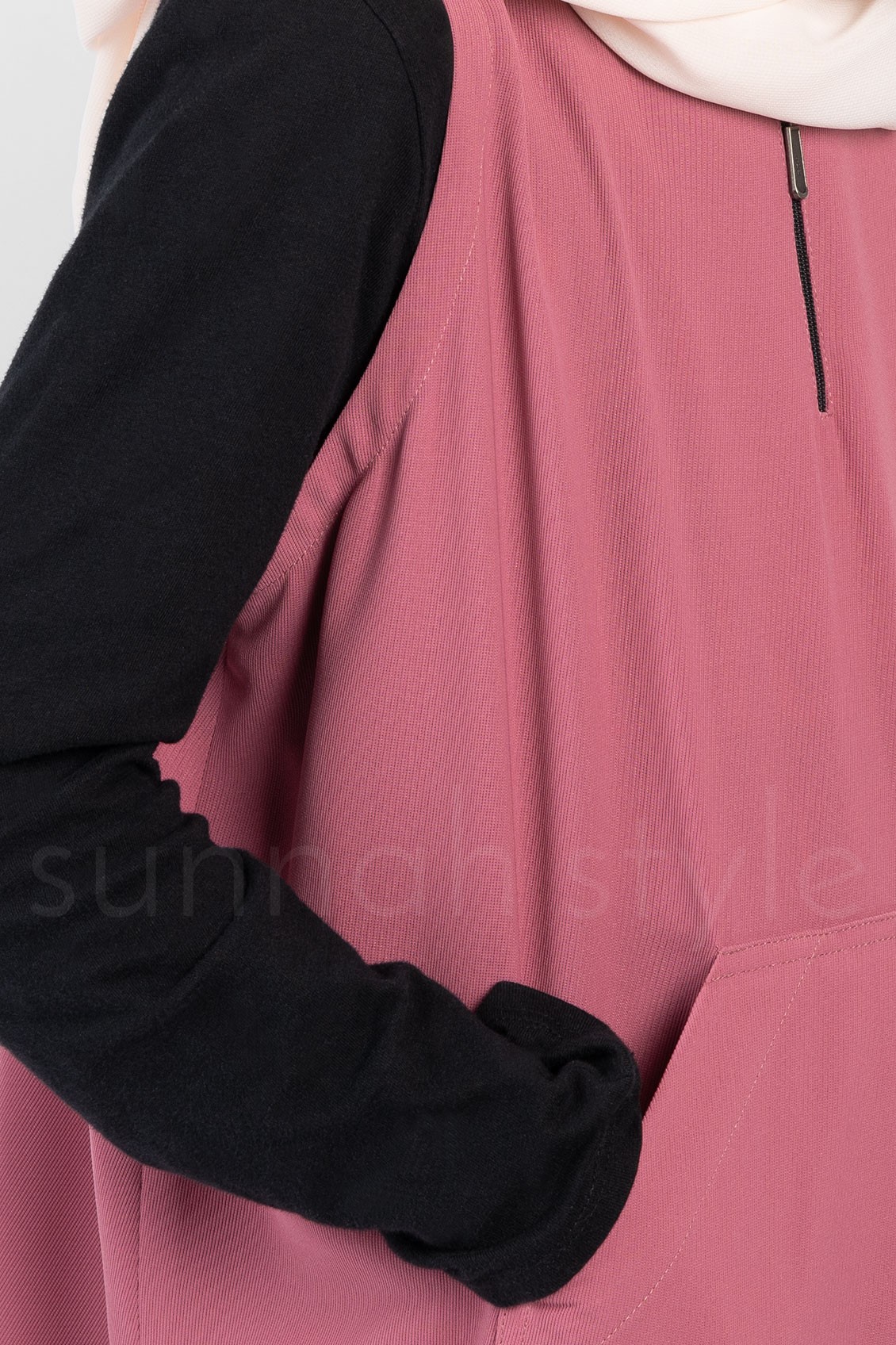 Sunnah Style Girls Essentials Sleeveless Abaya Desert Rose Pink